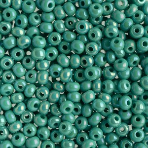 John Bead Czech Glass Seed Beads 6/0 (100g) Opaque Turquoise sfinx Beads for DIY Art Crafts Jewelry Bracelets Necklaces Earrings Making - 1 of 4