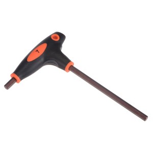 Unique Bargains S2 Steel T-Handle Metric Dual End Hex Wrench - 1 of 4