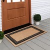 A1HC Natural Coir and PVC Backing Classic Border Flock Door Mat, Anti-Shed Treated Durable Doormat - 4 of 4