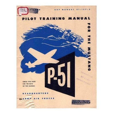 Pilot manual for the P-51 Mustang pursuit airplane - by  Army Air Forces (Paperback)