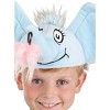 HalloweenCostumes.com One Size FIts Most   Dr. Seuss Horton Hears a Who Horton Face Costume Headband for Adults and Kids, Black/Pink/Blue - 2 of 4