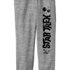 Star Trek Logo With Planets Asteroid & Stars Boy's Athletic Heather Jogger Pants - 2 of 3