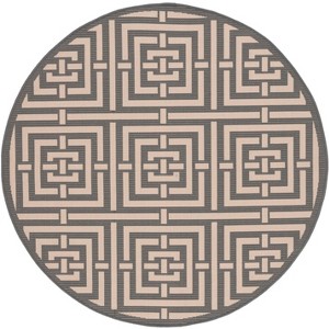 Courtyard CY6937 UV & Stain Resistant Non-Shedding Power Loomed Indoor/Outdoor Rugs - Safavieh - 1 of 4