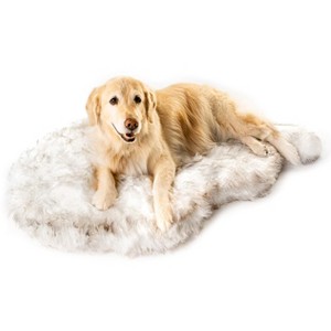 PAW BRANDS PupRug Faux Fur Orthopedic Luxury Dog Bed - 1 of 4