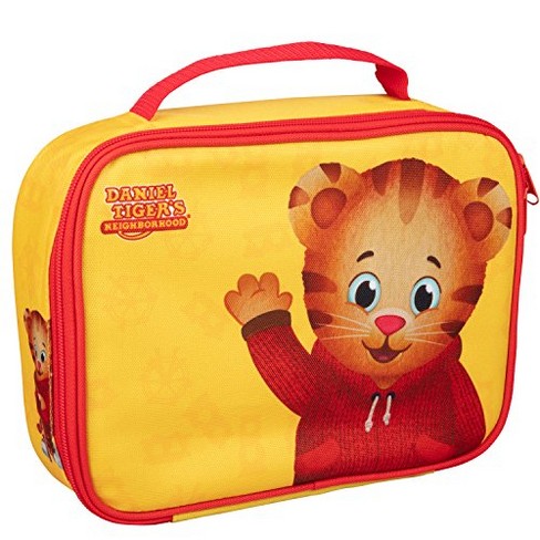 Daniel Tiger's Neighborhood - Insulated Durable Lunch Bag Sleeve, Reusable Lunch Box with Handle, Size: 8.5