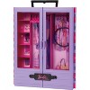 Barbie Fashionistas Ultimate Closet Purple Portable Storage w/ 6 Hangers & Rack - 4 of 4