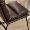 Sapphtopaz Modern Upholstered Dining Chairs Set of 2, Kitchen Chairs with Metal Legs for Kitchen Dining Room - 2 of 4