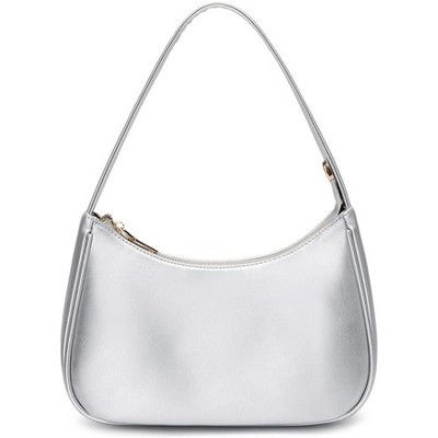 Shoulder Bags for Women, Cute Hobo Tote Handbag Mini Clutch Purse with Zipper Closure