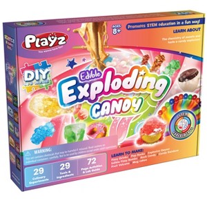 Playz Exploding Candy Food Chemistry Science Kit for Kids Age 8-12 with 29+ STEM & DIY Experiments - 1 of 4