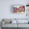 Trademark Fine Art -D. Rusty Rust 'Ten Clowns' Canvas Art - 2 of 4