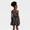 Girls' Audrey Camille Bow Bubble Tank Dress - Black - 2 of 3