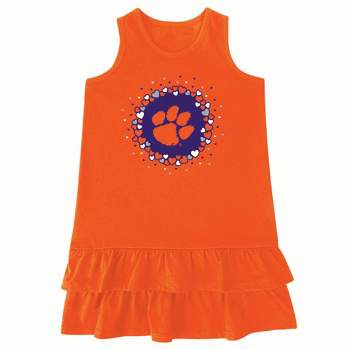 NCAA Clemson Tigers Toddler Girls' Ruffle Dress