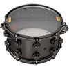 DW Collector's Series Satin Black Over Brass Snare Drum With Black Nickel Hardware - 3 of 4