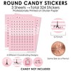 Big Dot of Happiness Paris, Ooh La La - Paris Themed Baby Shower or Birthday Party Small Round Candy Stickers - Party Favor Labels - 324 Count - 3 of 4