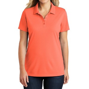 Mafoose Women's Moisture-Wicking Dry Zone Short Sleeve UV Micro-Mesh Polo Shirt - 1 of 4