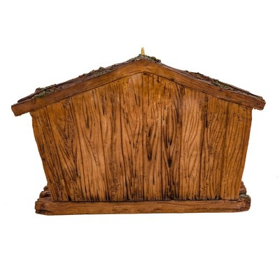 Kurt Adler 11-Piece Christmas Nativity Set with Stable