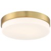 Access Lighting Roma 1 - Light Flush Mount in  Antique Brushed Brass - 4 of 4
