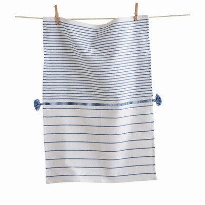 tagltd Beach Stripe Dishtowel Blue