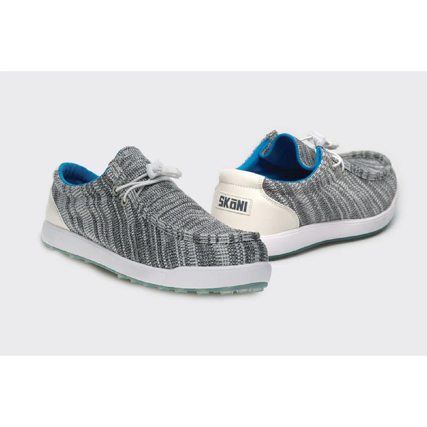 Мужские кроссовки SKONI Spikeless Slip On Lightweight Golf Shoe (Gray), цвет: Серый — фото 2