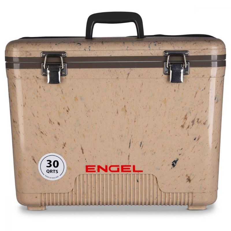 Engel Quart Fishing Live Bait Dry Box Ice Cooler with Shoulder Strap, 1 of 9