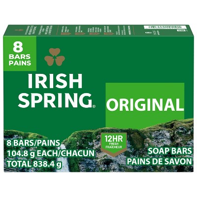 Irish Spring Bar Soap - Original Clean - 3.7oz/8ct
