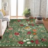 Boho Washable Floral Rugs, Large Living Room Rug, Non-Slip Soft Indoor Rugs for Bedroom, Area Rug Carpet for Dining Room Guest Room - 3 of 4
