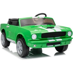 24V 2 Seater Ride on Car, Battery Powered Ride on Toys for Kids with Remote Control, Safety Belt, 2 Speeds, LED Lights - 1 of 4