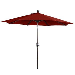 Home Fashions International 9' Round Suntastic Auto Tilt Outdoor Patio Canopy Market Umbrella - 1 of 1
