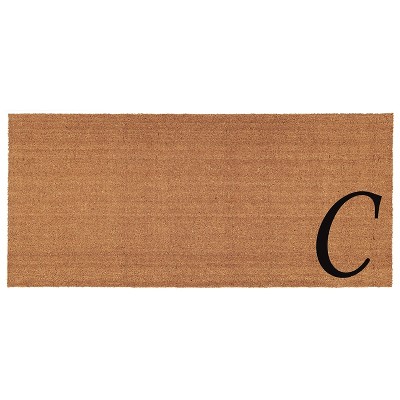 Calloway Mills 153622448C Urban Chic Monogram Doormat 2 ft. x 4 ft. (Letter C)