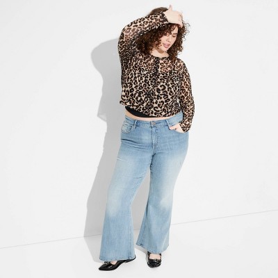 Women's Mid-Rise Flare Jeans - Wild Fable™