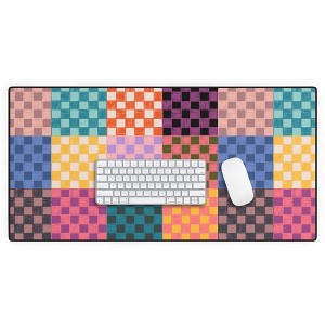 Schatzi Brown Alice Check Multi Desk Mat - Deny Designs - 1 of 4