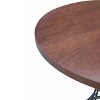 TopComfy Patio Dining Tables Walnut Finish Upholstered Dining Chairs Set of 2 Chairs Solid Hardwood Frame for Dining Room, Brown, 36.2"*21.6"*12.4" - 3 of 4