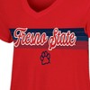 NCAA Fresno State Bulldogs Women's V-Neck T-Shirt - 3 of 3