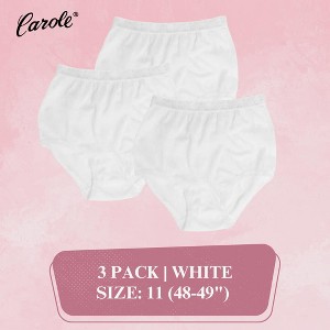 Carole Women's 100% Nylon Lace Trim Panties - 1 of 4
