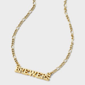 Bijoux Sport by Luv Aj MLB Gold Nameplate Pendant Necklace - 1 of 4