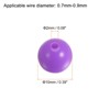 Unique Bargains Loose Craft DIY Earring Necklace Making Acrylic Round Beads 900 Pcs - 2 of 4