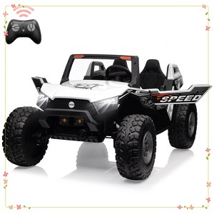 24V 2 Seaters Ride On UTV Car with Remote Control for Kids, 4WD Motors Electric Vehicle - 1 of 4