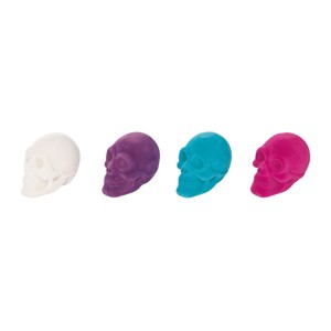 Gallerie II Flocked Skull In Box Figurines Assortment of 12 - 1 of 4