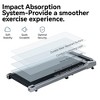Naysaye Portable Under Desk Treadmill 8 Degree Incline for Home and Office, Black and Silver, 45.7"*19.1"*4.2" - 4 of 4