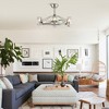 Parrot Uncle 34" Modern Cage Ceiling Fans with Lights and Remote for Kitchen Bedroom Living Room - 3 of 4