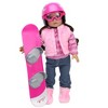Sophia's - 18 inches Doll - Jeans, Stripe T, Fur Vest & Fur Boots Set - Light Pink - 2 of 3