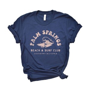 Simply Sage Market Women's Palm Springs Surf Club Short Sleeve Graphic Tee - 1 of 2