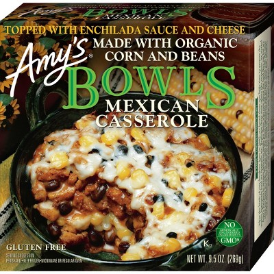 Amy's Frozen Bowls Mexican Casserole Gluten Free - 9.5 oz