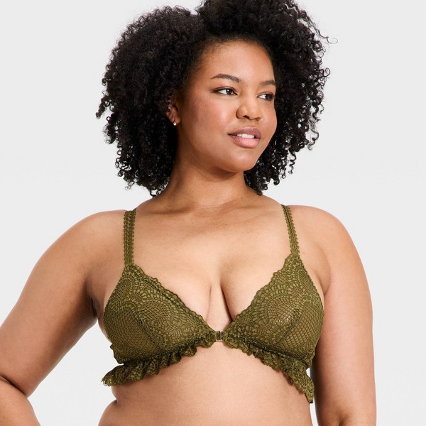 Bralette de encaje de cierre frontal para mujer - Auden™ 4