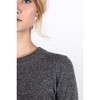 JENNIE LIU Women's 100% Pure Cashmere Long Sleeve Crew Neck Pullover Sweater - 2 of 4
