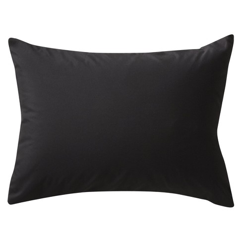 Black Solid Pillow Sham Standard Room Essentials Target