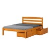 Donco Kids Full Econo Dual Under Bed Drawers in Honey Finish Platform - 3 of 4