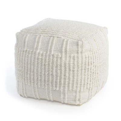 Park Hill Collection Indoor/Outdoor Ardwick Pattern Pouf