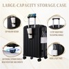 BEAFUP 20"/24"/28" 3 pcs/set in ABS Spinner Wheel Luggage, Carry on Suitcase, with Cup Holder & USB Port & Phone Holder - 4 of 4