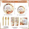 347 Pcs Thanksgiving Decorations Indoor, Thanksgiving Party Decor Supplies - "GIVE THANKS" Banner, Fringe Curtain, Maple Leaves - 3 of 4